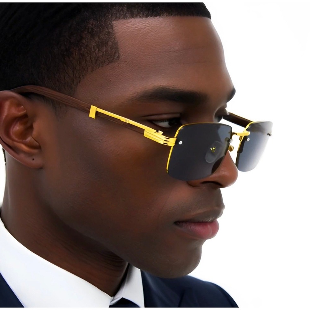 Small Frame Men Sunglasses UV400 Protection‎ Outdoor Driving Wear Hip Hop Music